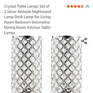 2 bedside/table lamps